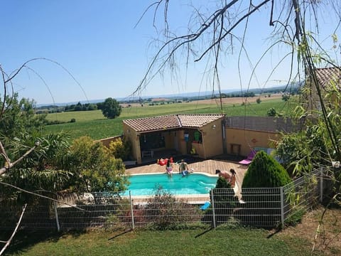 Natural landscape, Garden, Garden view, Swimming pool, sunbed