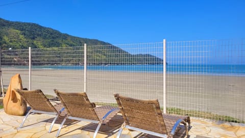 Beach, Sea view, sunbed
