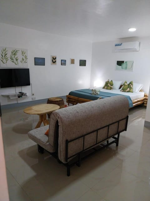 Bed, TV and multimedia, View (from property/room), Photo of the whole room, Seating area, air conditioner