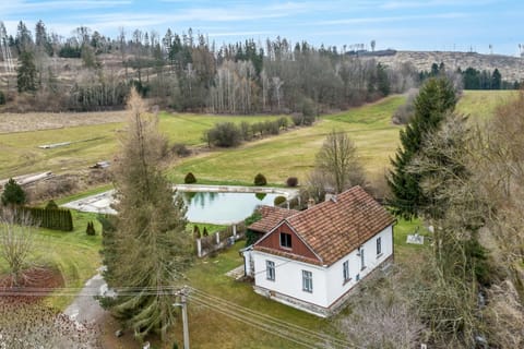 Property building, Natural landscape, Bird's eye view