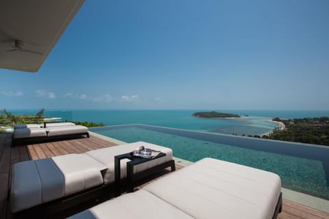 Day, View (from property/room), Sea view, Swimming pool, sunbed