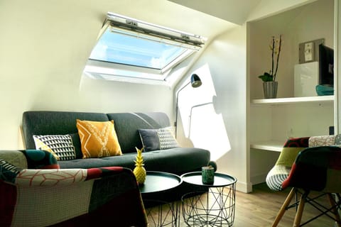 La lucarne au centre ville avec parking privé et ascenseur Apartment in Concarneau