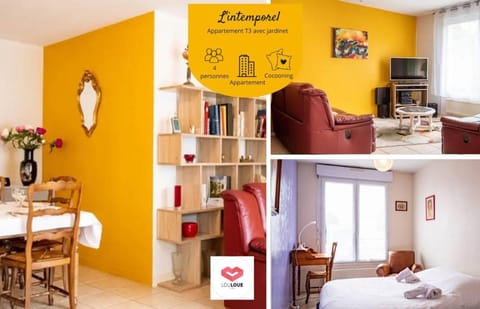 L'Intemporel - Appartement T3 avec jardinet Apartment in Poitiers