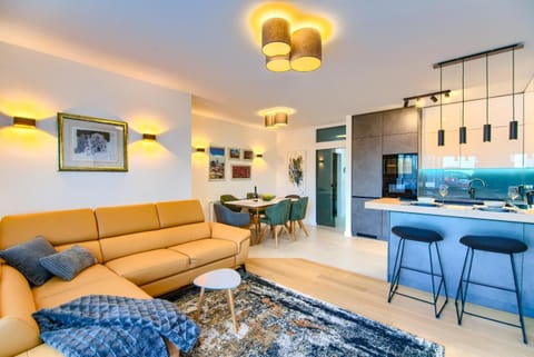 Kitchen or kitchenette, Living room, Dining area