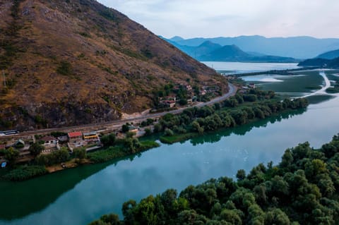 Nearby landmark, Day, Natural landscape, Bird's eye view, Lake view, Mountain view, River view