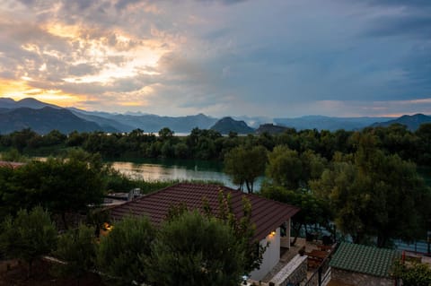 Day, Bird's eye view, Lake view, Mountain view, Sunset