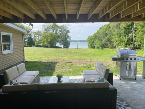 BBQ facilities, River view