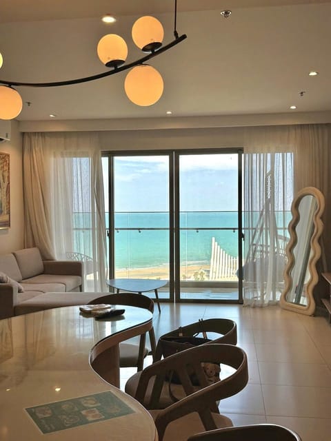 Natural landscape, Living room, Seating area, Sea view
