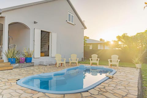 Natural landscape, Pool view, Swimming pool, sunbed