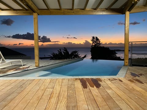 Sea view, Swimming pool, Sunset
