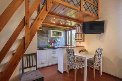 TV and multimedia, Kitchen or kitchenette, Seating area, Dining area