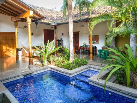 Patio, Pool view