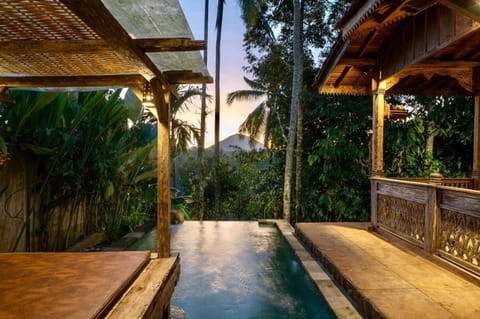 Natural landscape, Mountain view, Pool view, Swimming pool