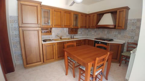Kitchen or kitchenette, Dining area, fireplace, pet friendly, washing machine