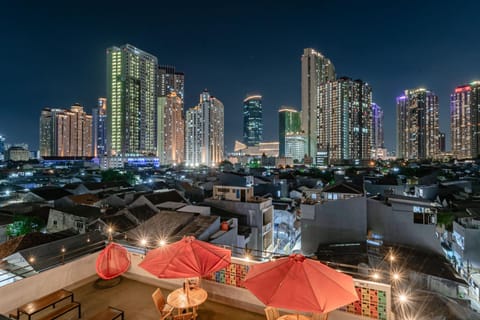 Property building, Night, City view