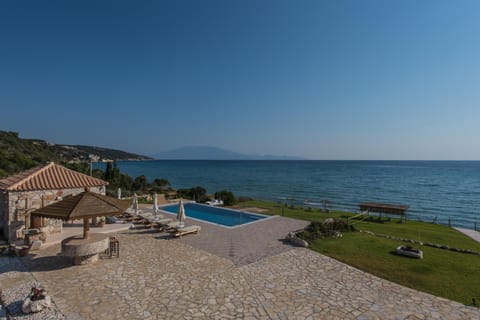 Natural landscape, Mountain view, Pool view, Sea view, Swimming pool, sunbed