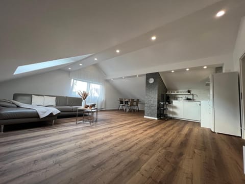 Kitchen or kitchenette, Living room, Dining area