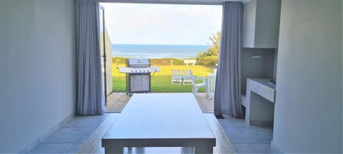 Patio, BBQ facilities, Seating area, Sea view