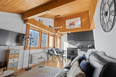 Living room, kitchen