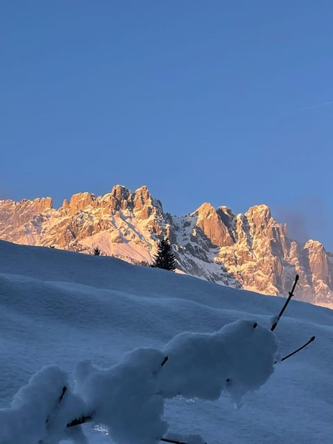 Day, Natural landscape, Winter, Mountain view