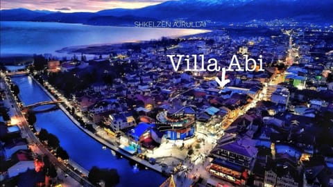 Night, Bird's eye view, City view, Sea view, Street view