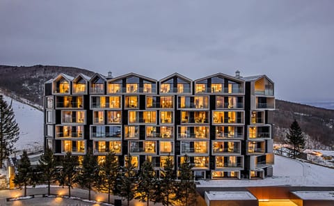 Property building, Winter