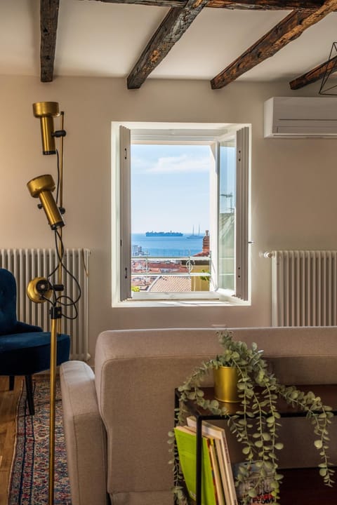 Natural landscape, Living room, Seating area, Sea view