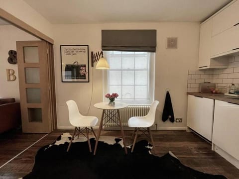Kitchen or kitchenette, Living room, Dining area, stove