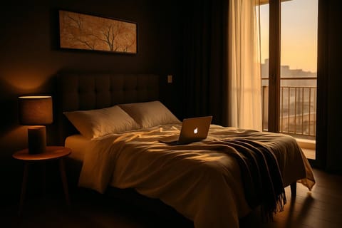 Bed, View (from property/room), Photo of the whole room, Bedroom