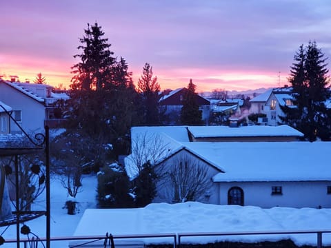 Natural landscape, Winter, Sunrise, Sunset
