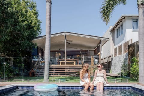 Property building, Patio, Garden, Swimming pool, children, group of guests