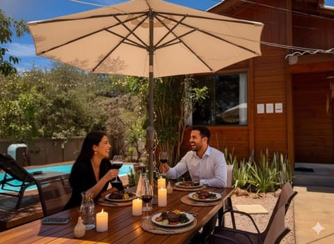 Balcony/Terrace, Dining area, Swimming pool