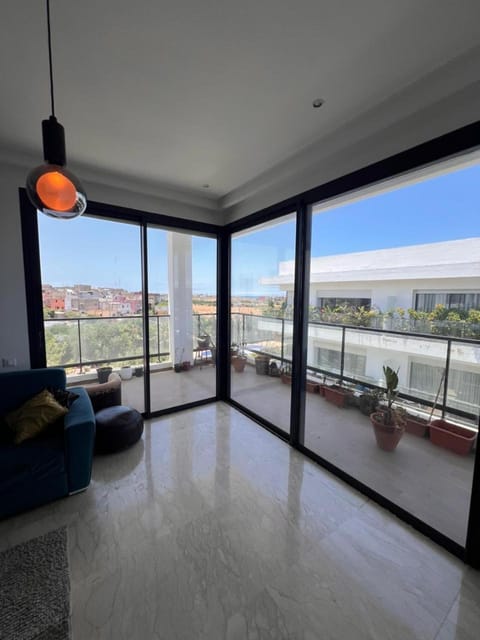 Garden, View (from property/room), Balcony/Terrace, Living room, Seating area, Sea view, Sunset