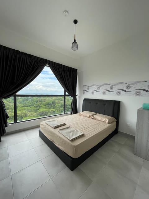 Bed, Natural landscape, Photo of the whole room, Bedroom, Mountain view, towels