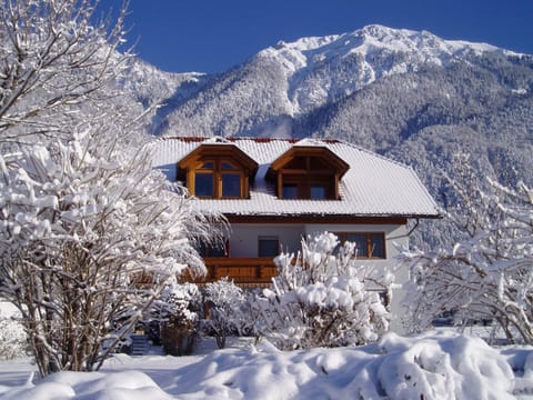 Property building, Winter, Mountain view