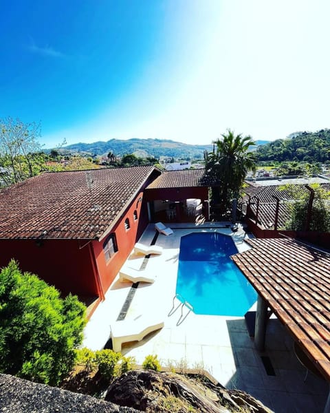Day, Natural landscape, View (from property/room), Mountain view, Pool view, Swimming pool, sunbed