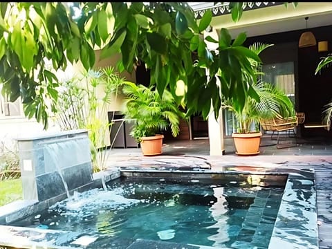 Patio, Natural landscape, Garden view