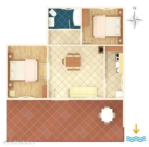 Zora Apartment in Šibenik-Knin County, Croatia