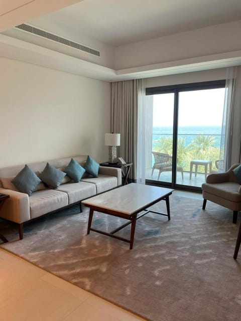 Living room, Seating area, Sea view