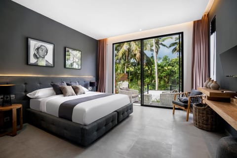 Bed, View (from property/room), Bedroom, internet, air conditioner