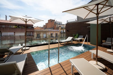 Summer, Balcony/Terrace, Swimming pool, sunbed