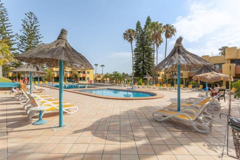 Property building, Living room, Swimming pool