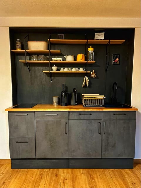 Kitchen or kitchenette, Living room, Bedroom, stove, kitchen