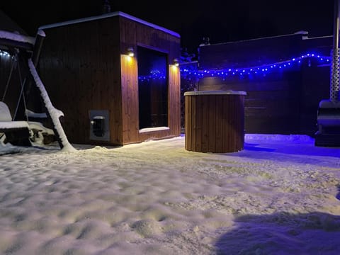 Winter, Sauna