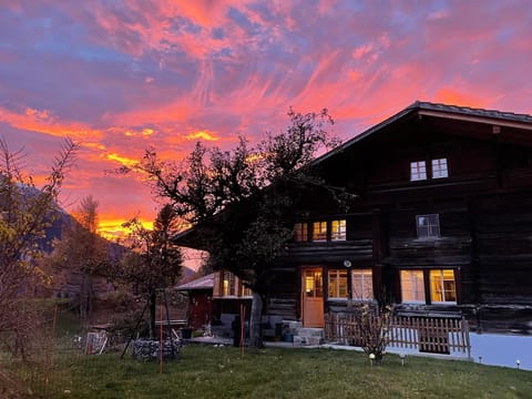 Property building, Natural landscape, Sunset