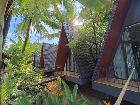 Property building, Garden view