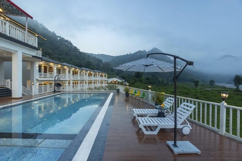 Natural landscape, Pool view, Swimming pool
