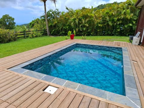 Natural landscape, Garden, Garden view, Pool view, Swimming pool