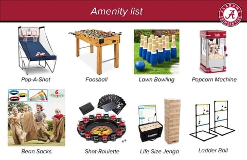 Alabama Slammer GAME-DAY HOME 5-mile to Stadium House in Northport