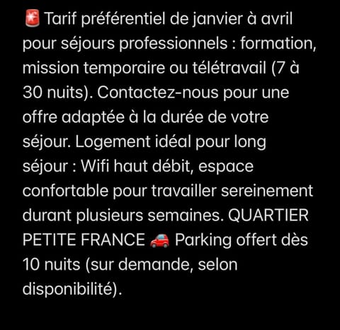 Loft Prenium PETITE FRANCE-idéal mission Pro-long séjour Apartment hotel in Strasbourg